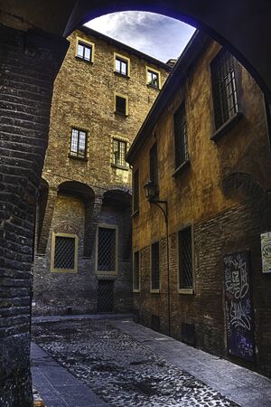 Cityscape of Bologna Italyのeditorial素材