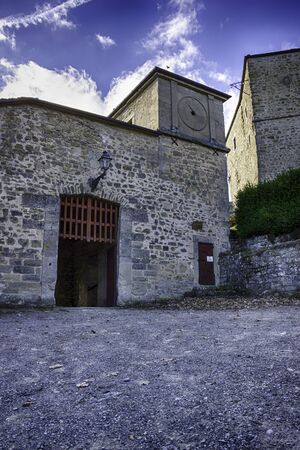 The castle of Sestola Modena Italyのeditorial素材