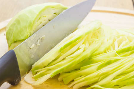 White cabbageの写真素材