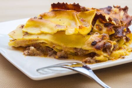 Lasagne bolognesiの写真素材