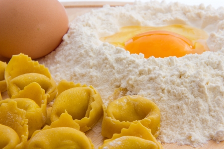 Tortellini Bolognesi from emilia Romagna Italyの写真素材