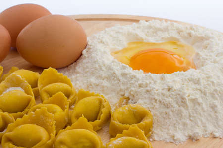 Tortellini Bolognesi from emilia Romagna Italyの写真素材