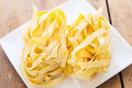 True tagliatelle from Bologna italyの写真素材
