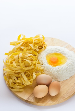 True tagliatelle from Bologna italyの写真素材