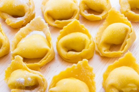Tortellini Bolognesi from emilia Romagna Italyの写真素材