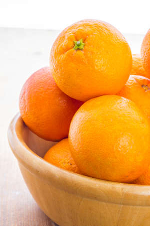 A close up view of same orangesの写真素材