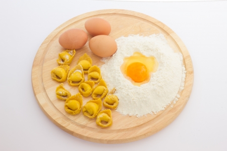 Tortellini Bolognesi from emilia Romagna Italyの写真素材