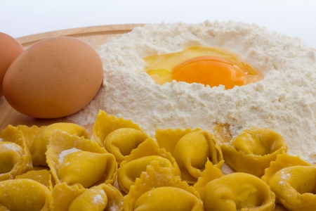 Tortellini Bolognesi from emilia Romagna Italyの写真素材