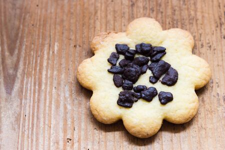 Close up view of home made cookiesの写真素材