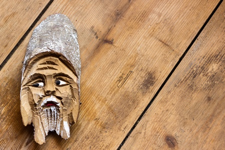 Leprechaun mascot of woodの写真素材