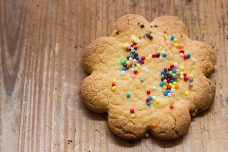 Close up view of home made cookiesの写真素材
