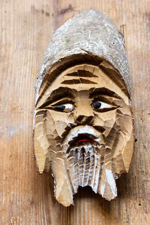 Leprechaun mascot of woodの写真素材