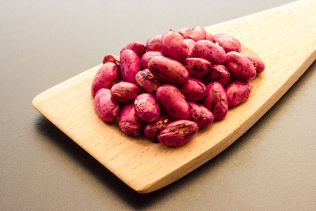 Close up view of same kidney beansの写真素材