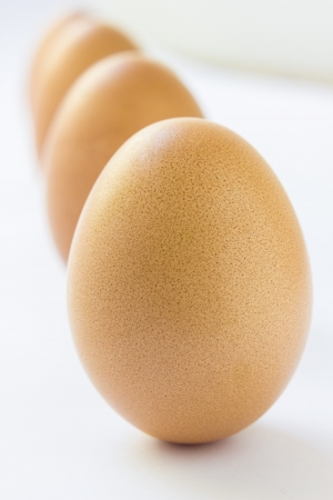 A close up view of same eggsの写真素材