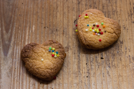Close up view of home made cookiesの写真素材