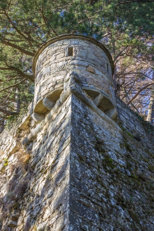 The castle of Sestola Modena Italyのeditorial素材
