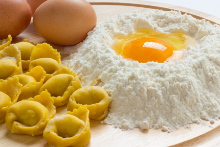 Tortellini Bolognesi from emilia Romagna Italyの写真素材