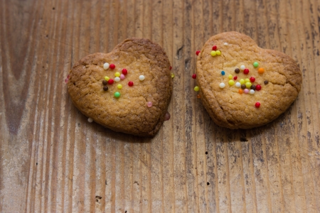 Close up view of home made cookiesの写真素材