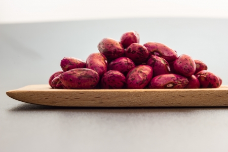 Close up view of same kidney beansの写真素材
