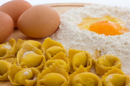 Tortellini Bolognesi from emilia Romagna Italyの写真素材