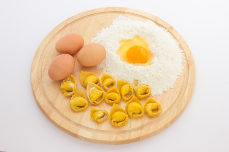 Tortellini Bolognesi from emilia Romagna Italyの写真素材