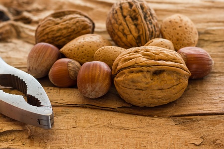 A close up view of dry fruitsの写真素材
