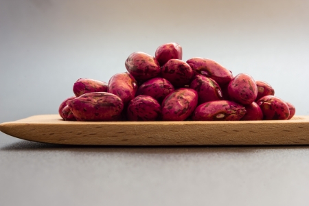Close up view of same kidney beansの写真素材