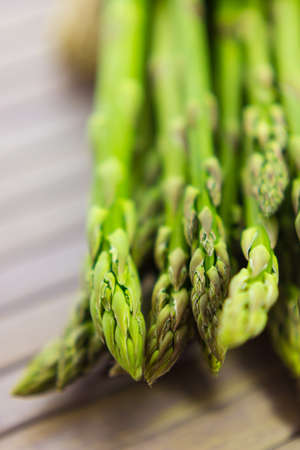 Close up view of same asparagusの写真素材