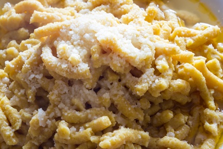 Passatelli from bologna Italyの写真素材