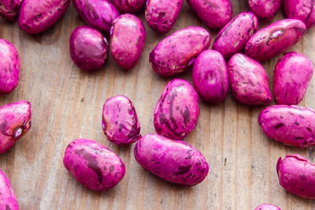 Close up view of same kidney beansの写真素材