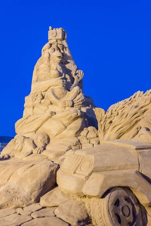 Sand sculpturesの写真素材