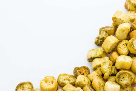 Croutons of breadの写真素材