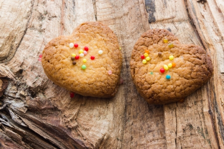 Close up view of home made cookiesの写真素材