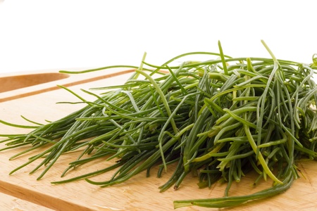 Agretti or Barba del Neguの写真素材