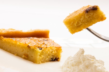 Cottage cheese cakeの写真素材