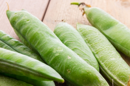 Some green peasの写真素材