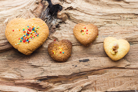 Close up view of home made cookiesの写真素材