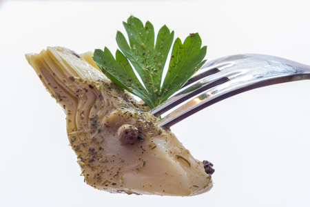 Artichokes in oil の写真素材