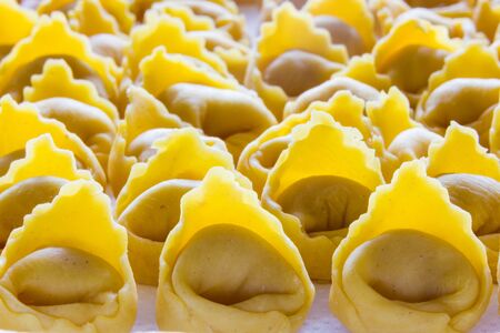 Tortellini Bolognesi from emilia Romagna Italyの写真素材