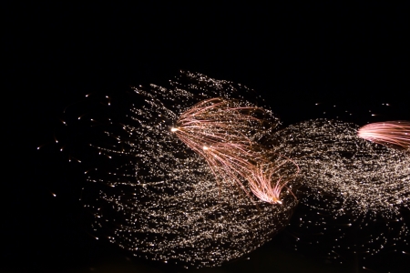 Fantasy of fireworksの写真素材