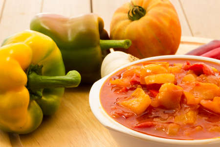 Italian peperonataの写真素材
