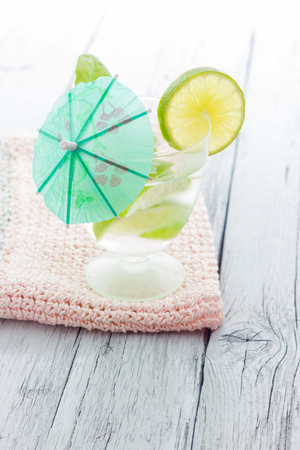 Cold Mojito cocktailの写真素材