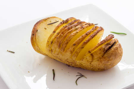 Baked potatoesの写真素材