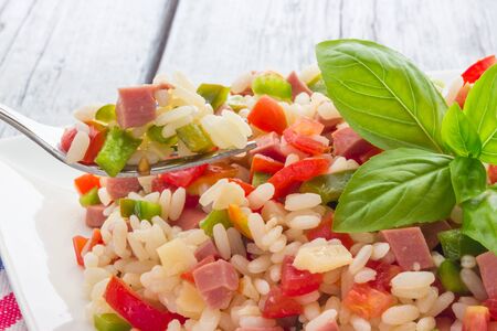 Rice saladの写真素材