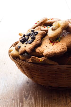 Close up view of home made cookiesの写真素材