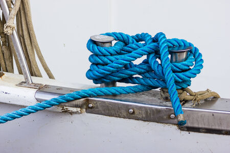 Ropes and nautical knotsの写真素材