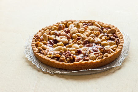 Tarts of  dried fruitの写真素材