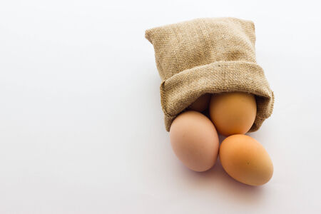 A close up view of same eggsの写真素材