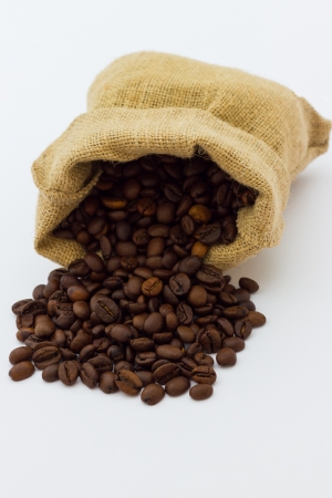 Close up view of same coffee beansの写真素材