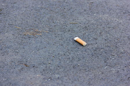 cigarette buttの写真素材